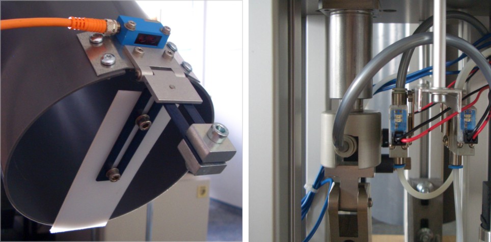 Prüfeinrichtung zur Bestimmung der Leckrate