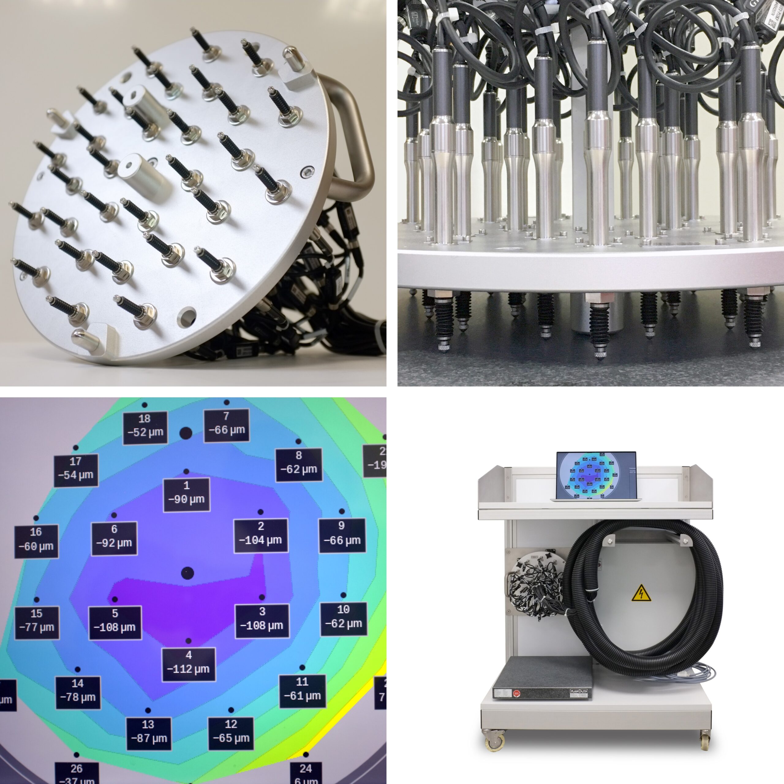 System zur hochgenauen Messung des Höhenprofils einer Oberfläche